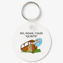 quantum computer joke keychains