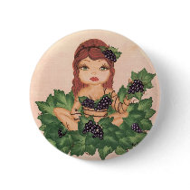 Quantum Cutie Grape Vine Girl buttons by Quantum_Art_Nerd Quantum Cutie Grape Vine Girl buttons