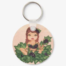 Quantum Cutie Grape Vine Girl keychains