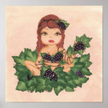 Quantum Cutie Grape Vine Girl posters
