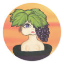 Quantum Kid in a Bottle Sticker by Quantum_Art_Nerd Quantum Kid in a Bottle Sticker