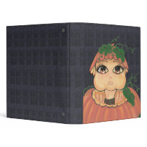 Quantum Kid in a Halloween Pumpkin binders