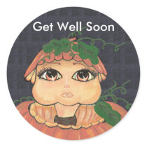 Quantum Kid in a Halloween Pumpkin stickers