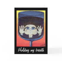 Quantum Kid in Wine Glass Thinking of You cards by Quantum_Art_Nerd Quantum Kid in Wine Glass Thinking of You cards