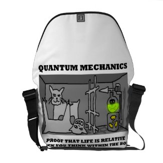 Quantum Mechanics Proof That Life Is Relative Messenger Bag