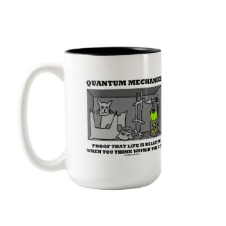 Quantum Mechanics Proof That Life Is Relative Mug