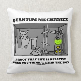 Quantum Mechanics Proof That Life Is Relative Pillow