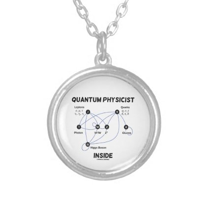 Quantum Physicist Inside (Higgs Field Higgs Boson) Custom Necklace