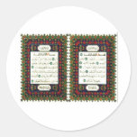 QUARAN ROUND STICKER