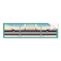 Quarantine - Fractal Art Bumper Sticker