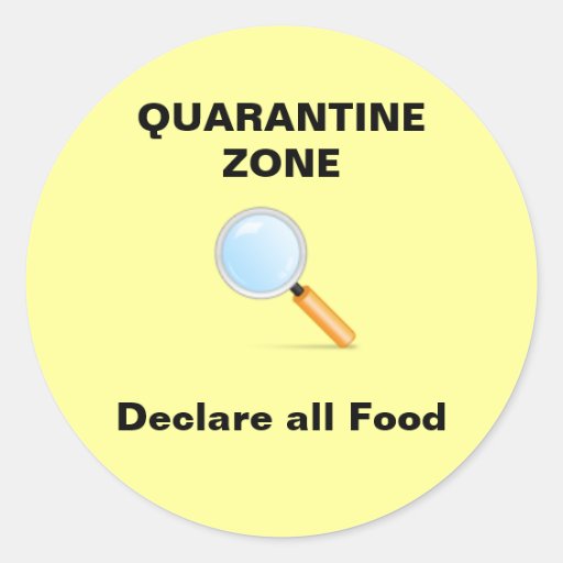 Quarantine Zone Sticker