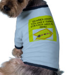 QUARK physics joke Doggie T Shirt