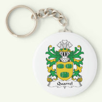 Quarrel Family Crest Keychain