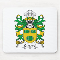 Quarrel Family Crest Mousepad