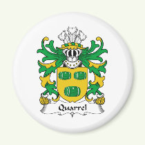 Quarrel Family Crest Magnet