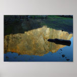 Quarry Reflected In Pool, Gooseberry Hill Poster