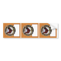 Quart Jar Chickens bumper stickers