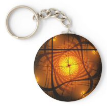 Quartent Flame Fractal Keychains