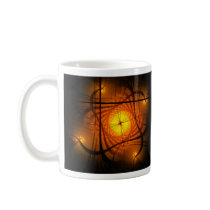 Quartent Flame Fractal Coffee Mugs