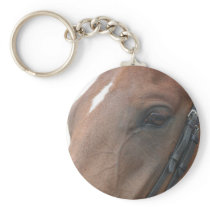 Quarter Horse Eye Keychain