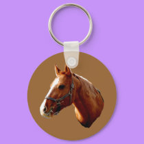Quarter Horse - keychain by Horseshoes3 Quarter Horse - keychain