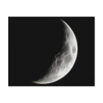 Quarter Moon Lunar Planet Globe Custom Flyer