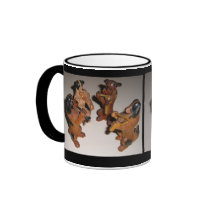 Quartet of Dogs Playing Violin and Clarinet Mug