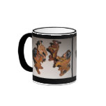 Quartet of Dogs Playing Violin and Clarinet mugs