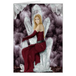 Quartz throne greeting card