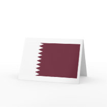 Quatar Flag Greeting Card by FlagTshirts Quatar Flag Greeting Card