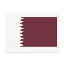 Quatar Flag Postcard by FlagTshirts Quatar Flag Postcard