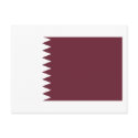 Quatar Flag Postcard