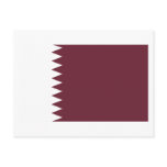Quatar Flag Postcard