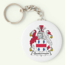 Quatermain Family Crest Keychain