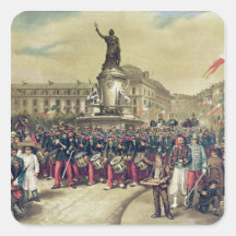 Quatorze Juillet, 1881 Square Sticker