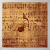 Quaver/Musical Note Print