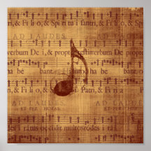 Quaver/Musical Note Print