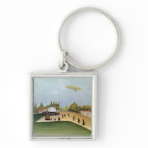 Quay at Ivry, c.1908 Keychain