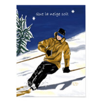 Que la neige soit/Skier poster posters
