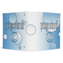 Que Tengas un Buen Día! Guatemala Flag Colors Vinyl Binder