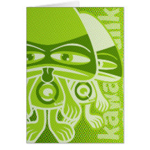 Queasy Mascot Card