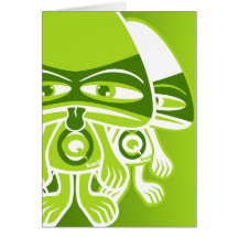 Queasy Mascot Card