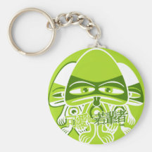 Queasy Mascot Key Chain