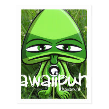 Queasy Mascot Post Card