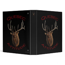 Quebec Attitude Vinyl Binder