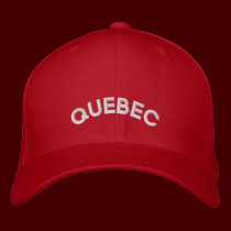 Quebec Baseball Cap Embroidered Canada Cap embroidered hats