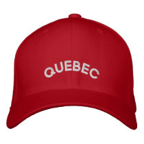 Quebec Baseball Cap Embroidered Canada Cap embroidered hats by artist_kim_hunter Quebec Baseball Cap Embroidered Canada Cap embroidered hats