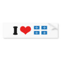 QUEBEC bumper stickers by flagshirts QUEBEC bumper stickers
