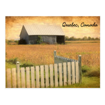Quebec, Canada postcard