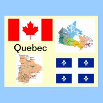Quebec Canada postcards